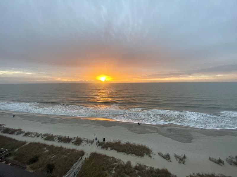 Sunrise over the Atlantic Ocean