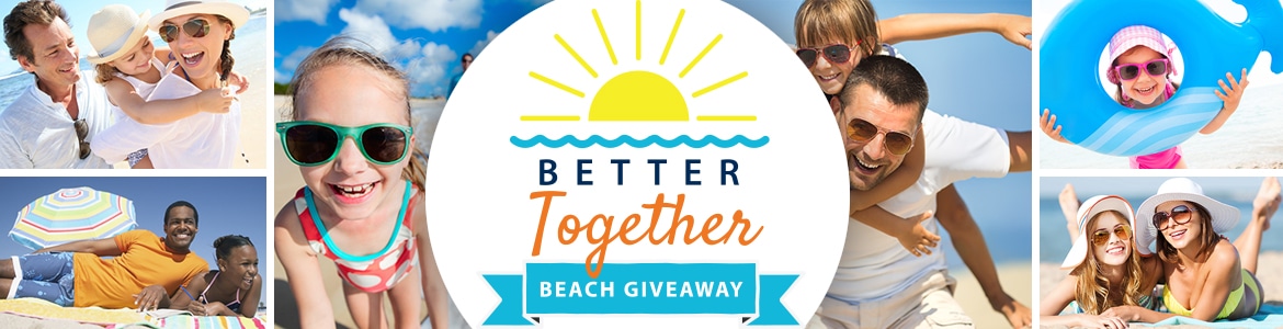 Better Together Beach Getaway Social Graphic