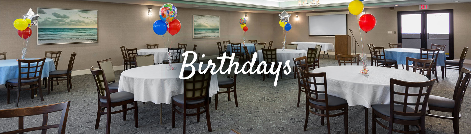 Birthdays at Compass Cove Resort