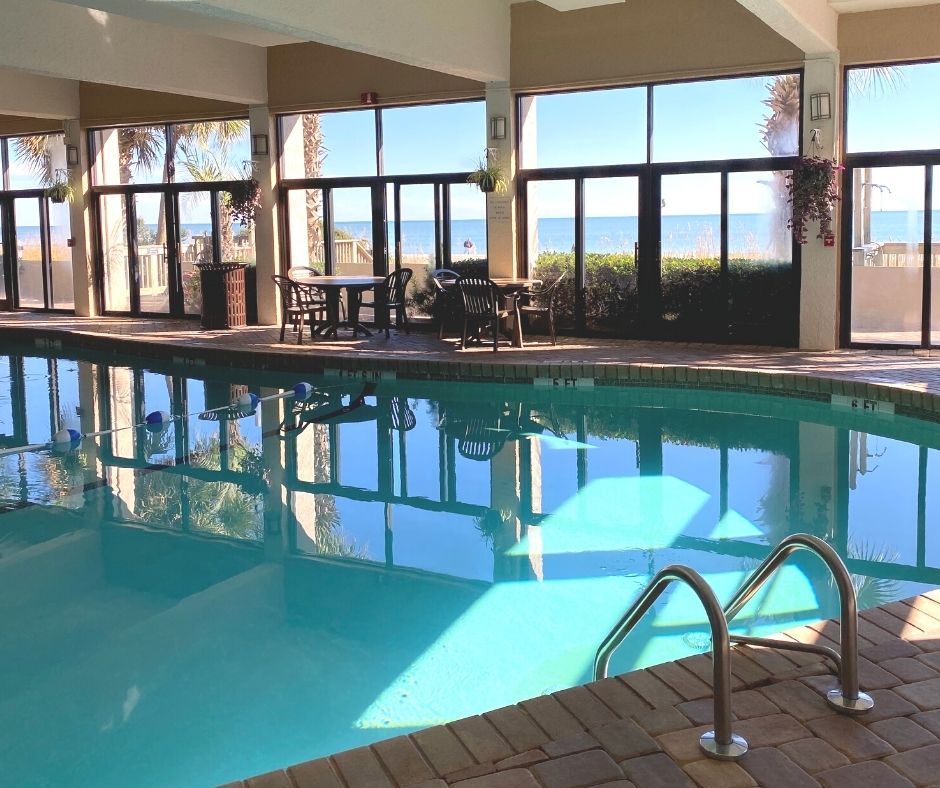 Compass Cove Indoor Pool with Ocean View