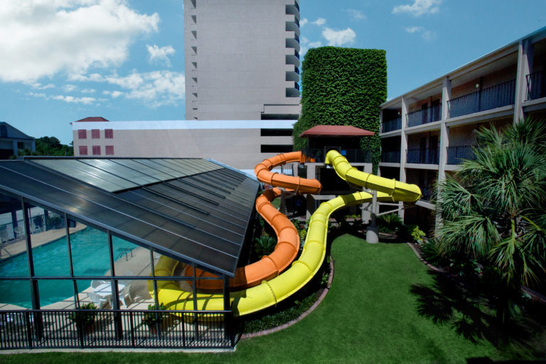 Compass Cove Waterslide and Outdoor Pool