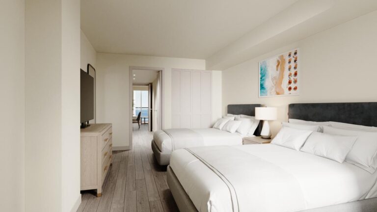 Pinnacle Oceanfront 1 BR Queen Suite - Bedroom
