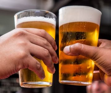 Beer Glasses Clinking Beer Glasses Clinking