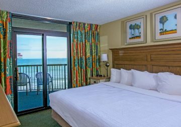 Oceanfront King Bedroom in Oceanfront 3 Bedroom Condo