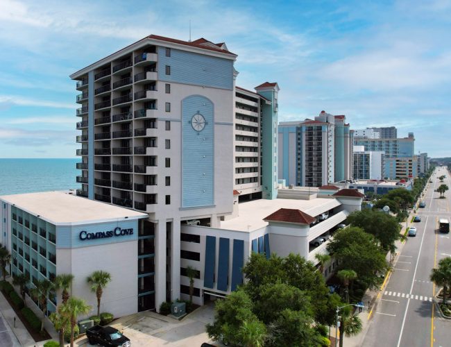 Compass Cove Resort - Mariner Building Aerial