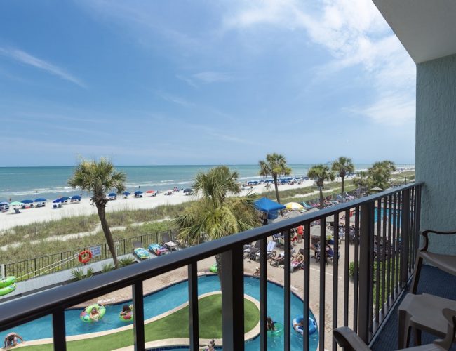 Compass Cove Schooner Oceanfront Deluxe King Room Balcony
